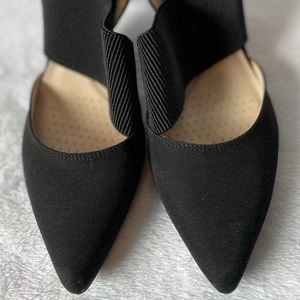 Life Stride Soft System Fabric Black Heel